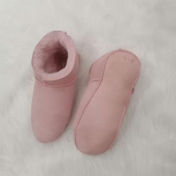 Comfort & Style: Pink Bed Socks with Sole